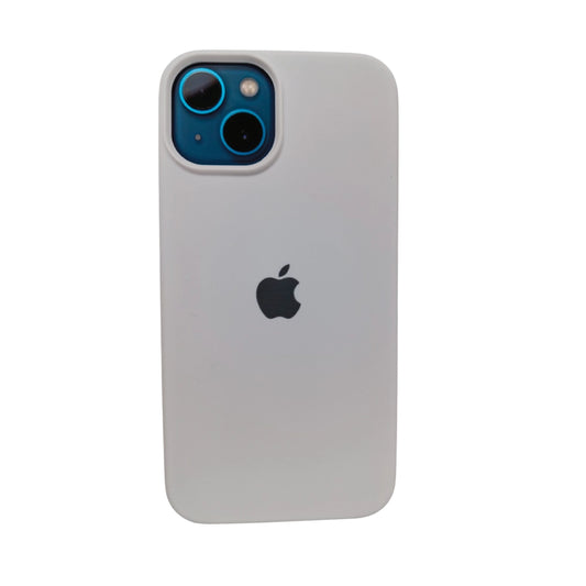 White Liquid Silicone Case For Apple iPhone Models