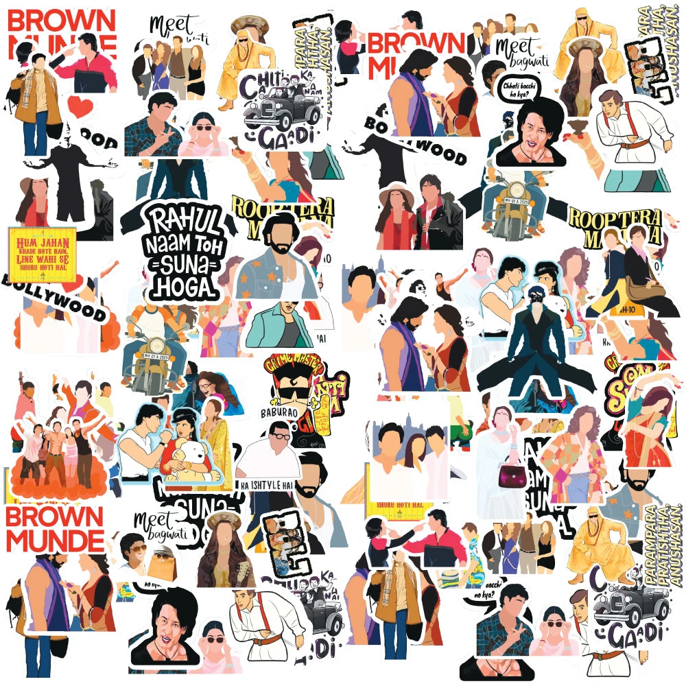 Bollywood Stickers Pack – 41 Indian Movie Stickers