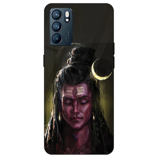Lord Shiva - Glass Case For Oppo Models