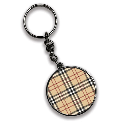 Patterns - A Combo Of 4 Silver Border Keychains