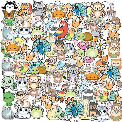 Cute Animal Stickers Pack – 42+ Kawaii Cartoon Stickers