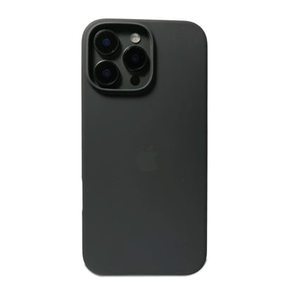 Black Liquid Silicone Case For Apple iPhone Models