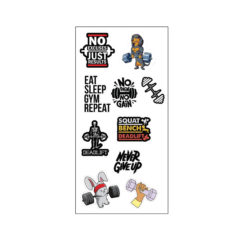 Gym Themed Stickers