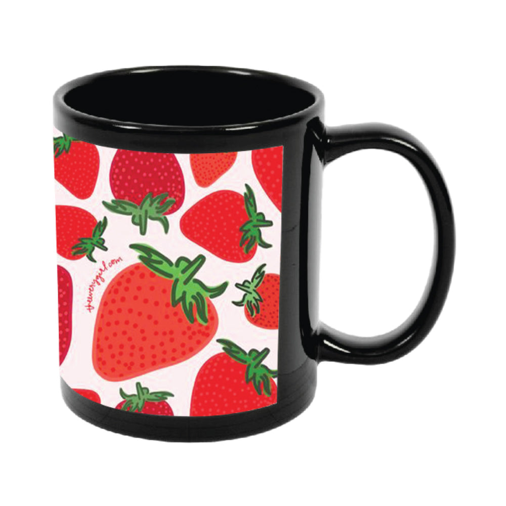 Strawberries - Mug black