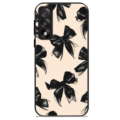 Black Bows - Glossy Metal Silicone Cases for Oneplus