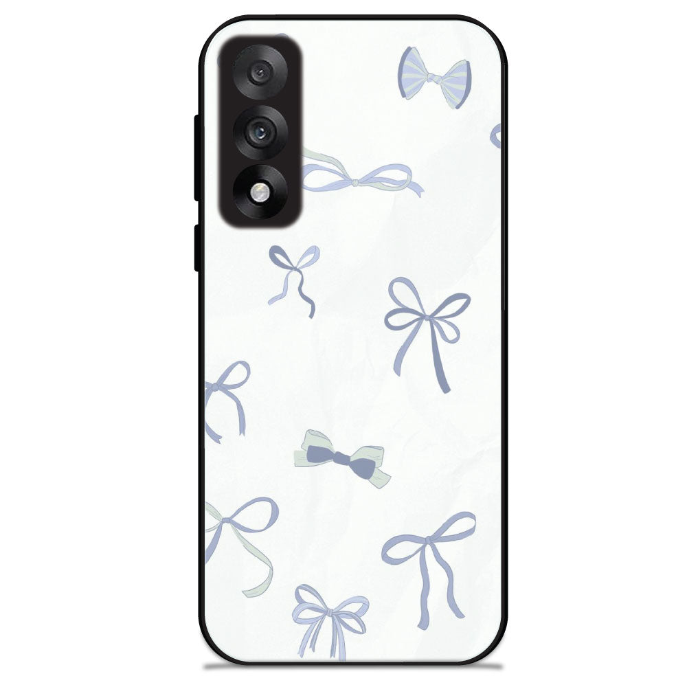 Blue Bows - Glossy Metal Silicone Cases for Oneplus