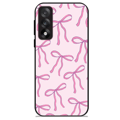 Pink Bows - Glossy Metal Silicone Cases for Oneplus