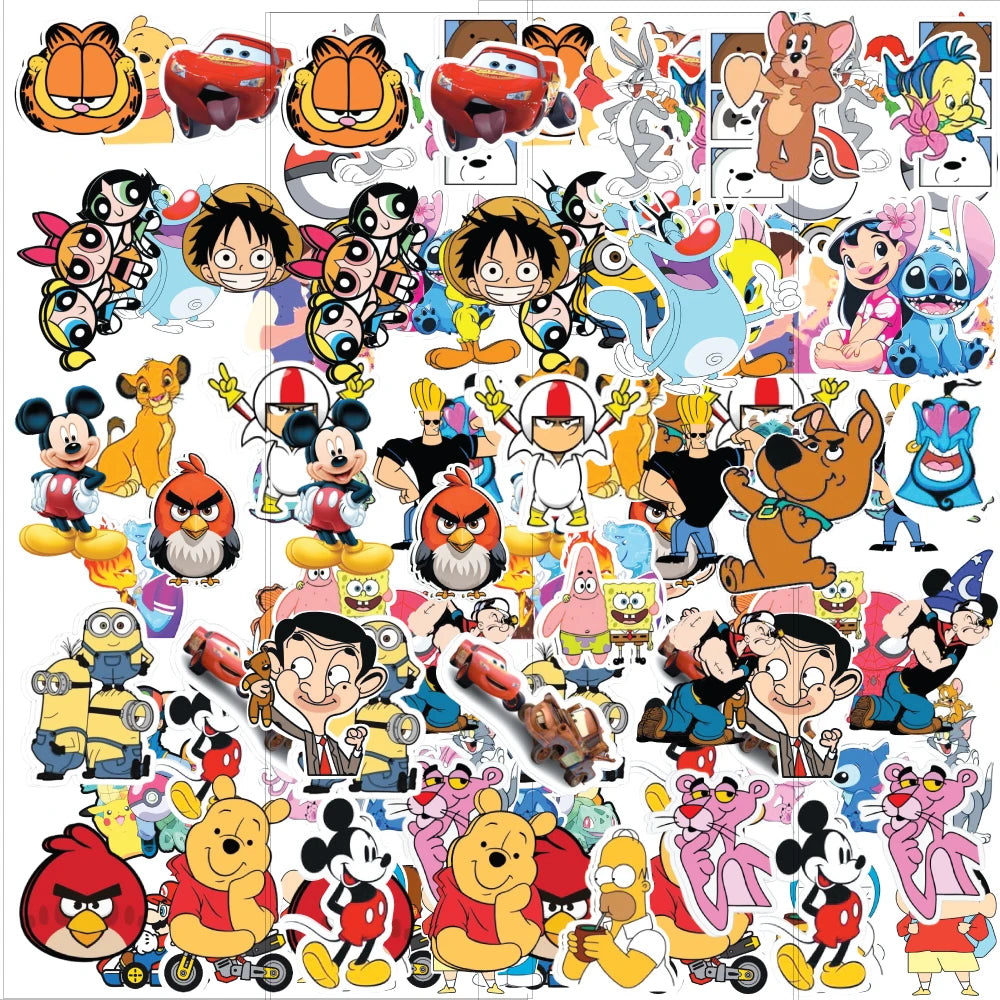 Cartoon Stickers Pack – 42+ Classic Cartoon Stickers
