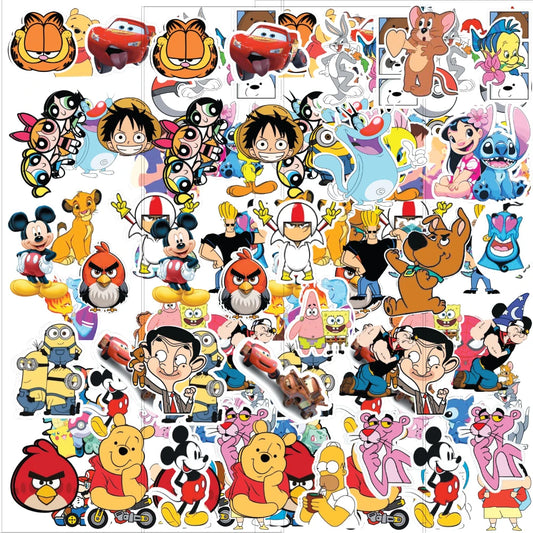 Cartoon Stickers Pack – 42+ Classic Cartoon Stickers