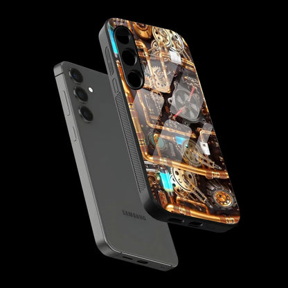 Steampunk Gear - Glass Case For Samsung Galaxy Infographic
