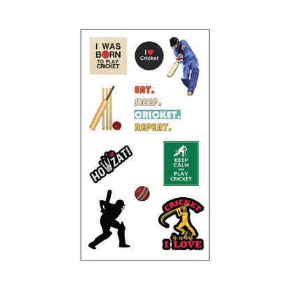 Cricket Themed Stickers