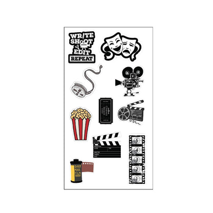 Cinema Themed Stickers