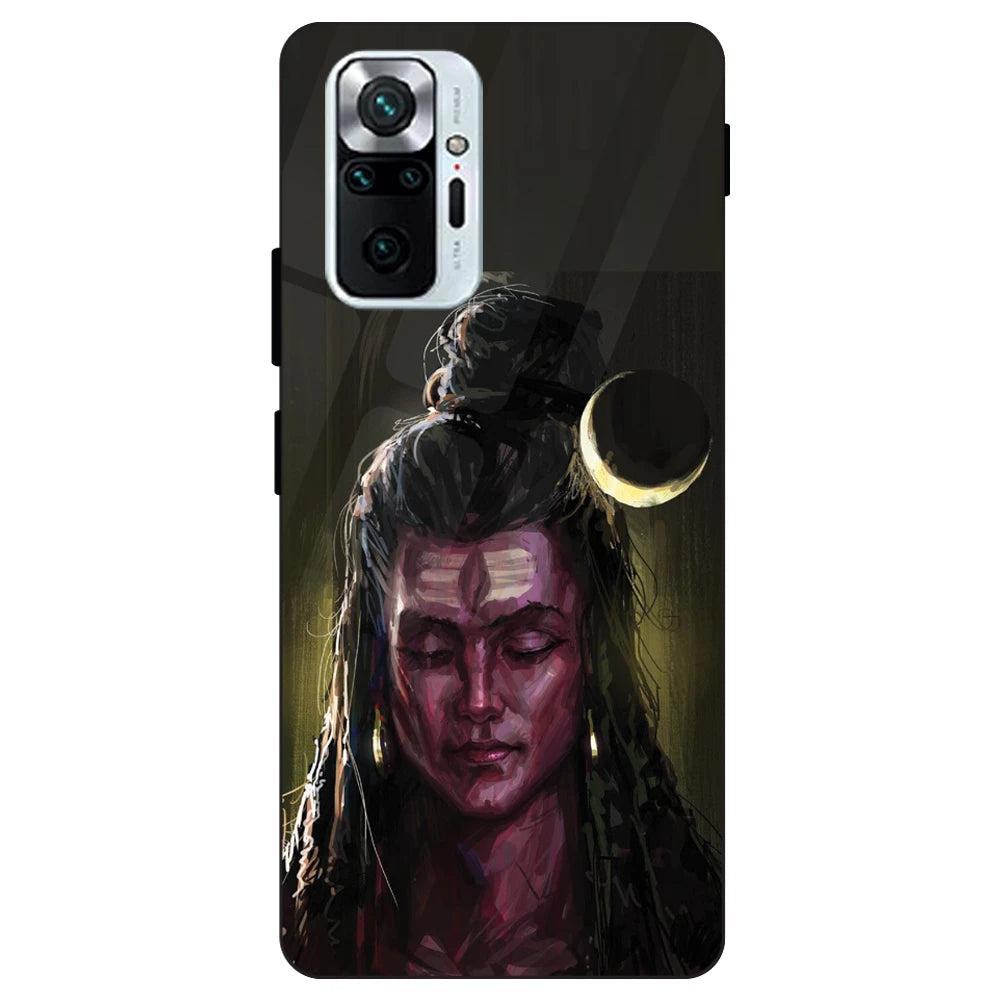 Lord Shiva - Glass Cases For Redmi Models