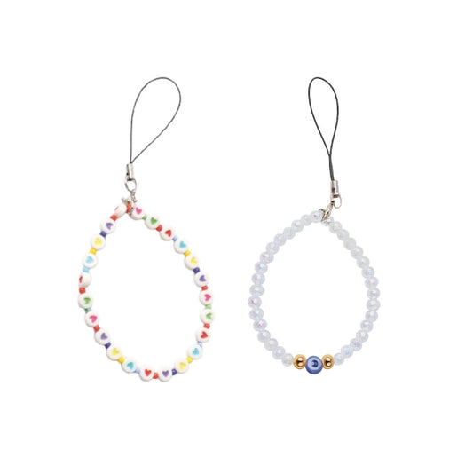 Heart Beat - A Combo Of 2 Mini Round Phone Charms