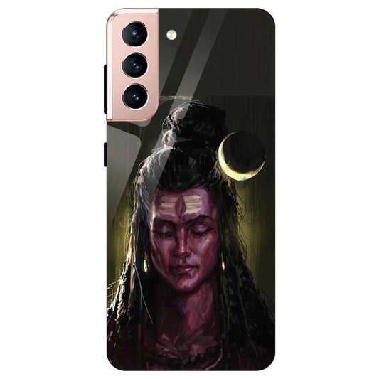 Lord Shiva - Glass Case For Samsung Models