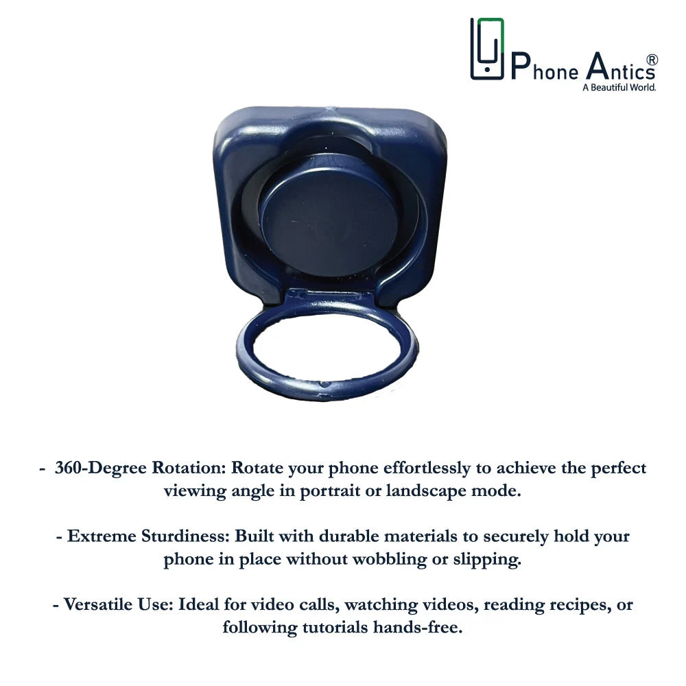 Rotatable Phone Stand- Navy Blue