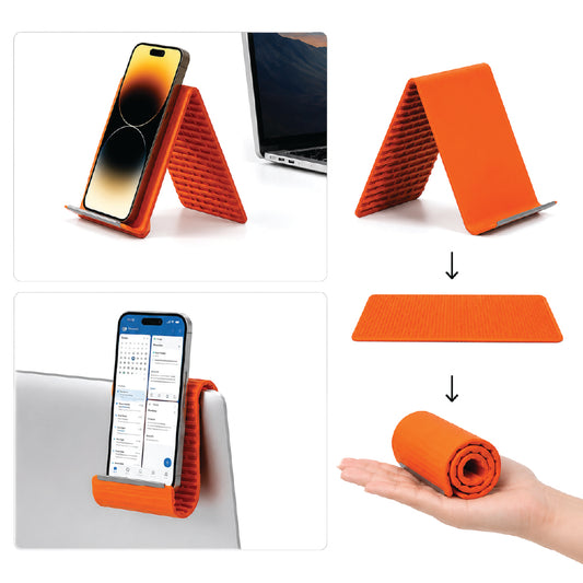 Foldable Phone and Tablet Stand with Anti-Slip Pad