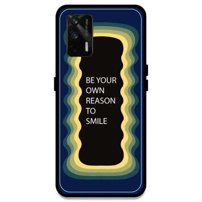 'Be Your Own Reason To Smile' - Dark Blue Armor Case For Realme Models Realme GT