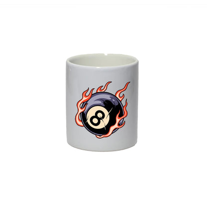 8 Ball Flame - Mug