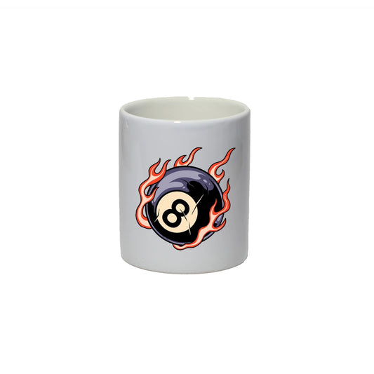8 Ball Flame - Mug