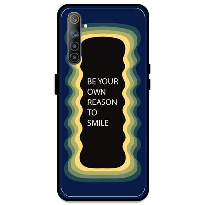 'Be Your Own Reason To Smile' - Dark Blue Armor Case For Realme Models Realme 6