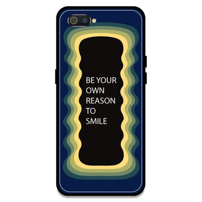 'Be Your Own Reason To Smile' - Dark Blue Armor Case For Realme Models Realme C2