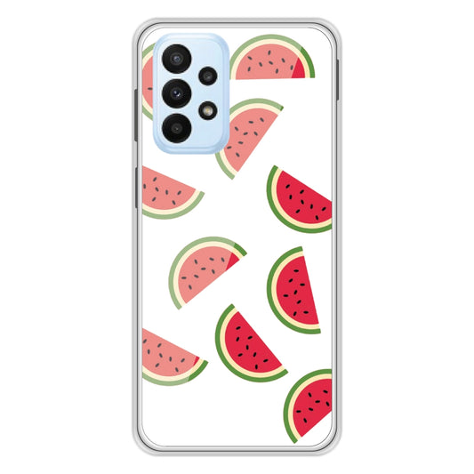 Watermelons - Clear Printed Silicone Case For Samsung Models