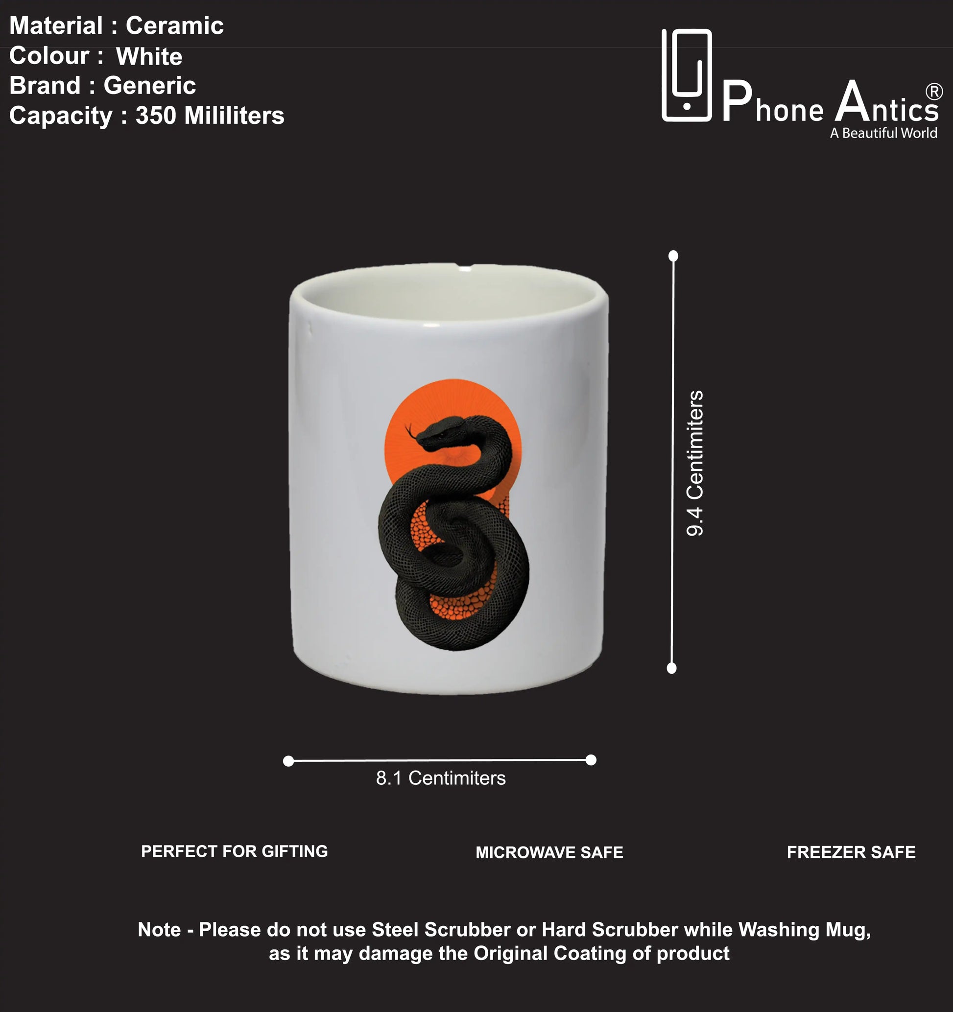 Black Serpent - Mug Infographic