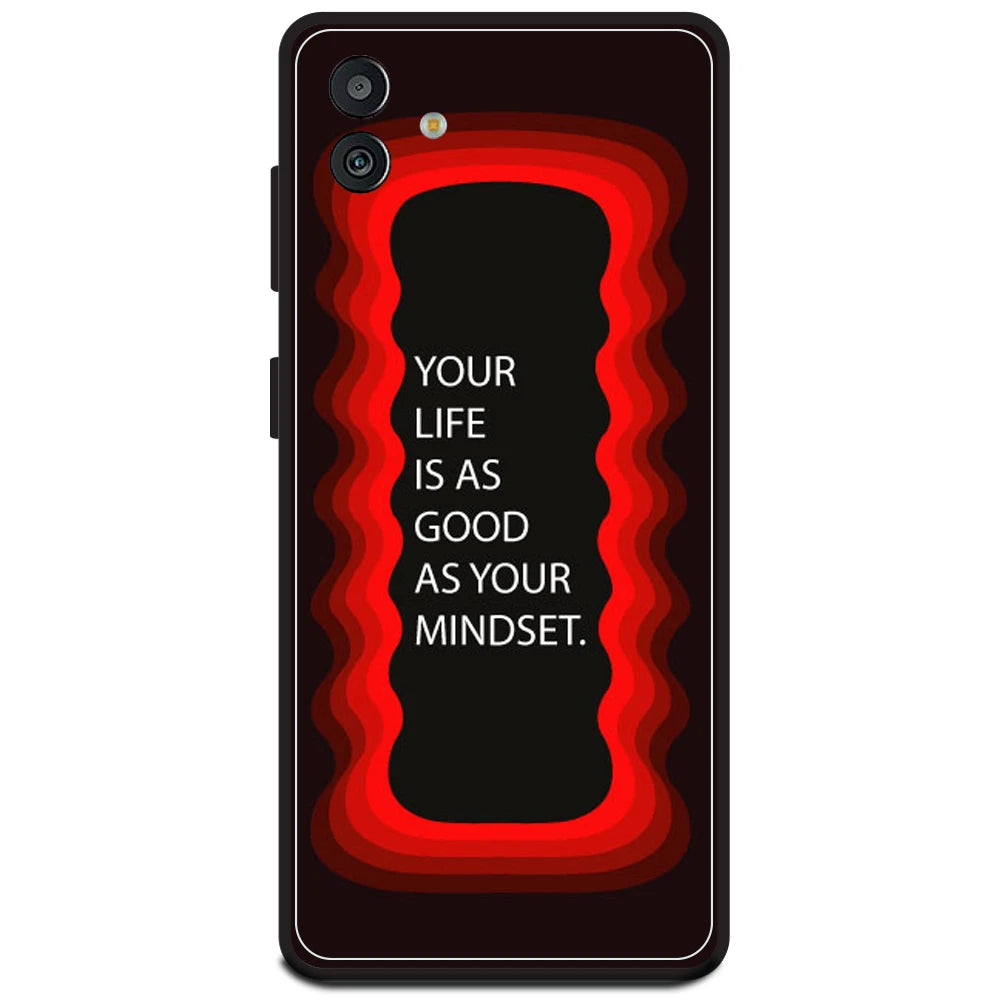 'Your Life Is As Good As Your Mindset' - Red Armor Case For Samsung Models Samsung M13 5G