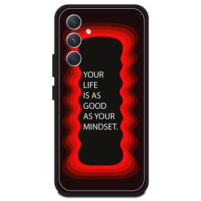 'Your Life Is As Good As Your Mindset' - Red Armor Case For Samsung Models Samsung A54 5G