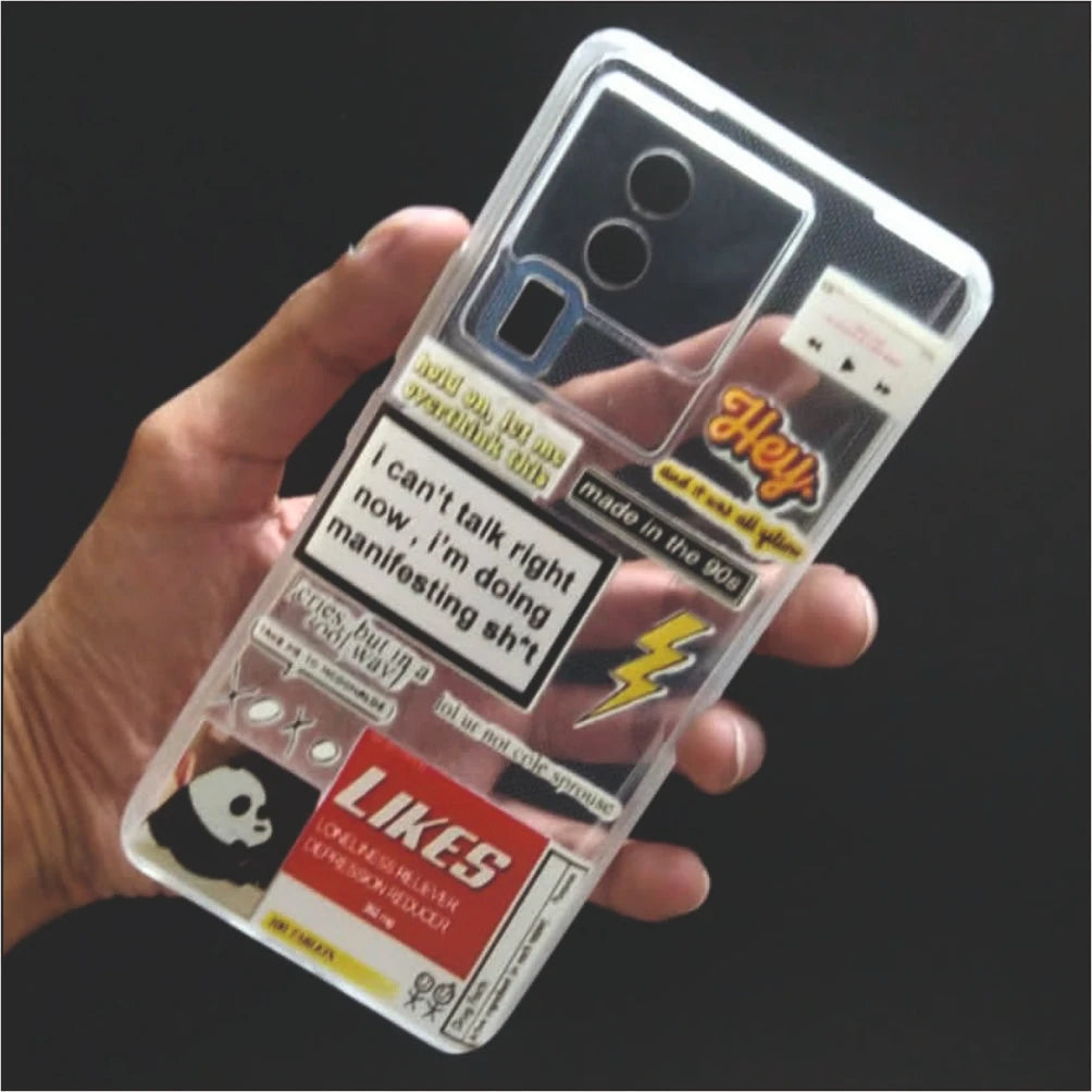 Quotes Clear Printed Silicon Case - iQOO Neo 7