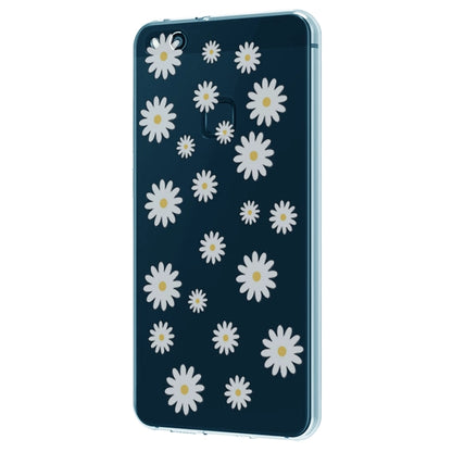 White Flowers - Clear Printed Silicon Case For Motorola Models infographic