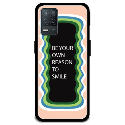 'Be Your Own Reason To Smile' - Peach Armor Case For Realme Models Realme 8 5G
