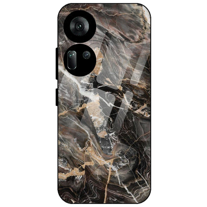 24K Gold Marble - Glass Case for Oppo Reno 11