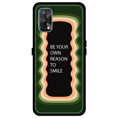 'Be Your Own Reason To Smile' - Olive Green Armor Case For Realme Models Realme X7