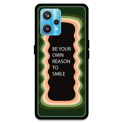 'Be Your Own Reason To Smile' - Olive Green Armor Case For Realme Models Realme 9 Pro Plus