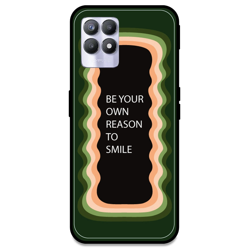 'Be Your Own Reason To Smile' - Olive Green Armor Case For Realme Models Realme 8i
