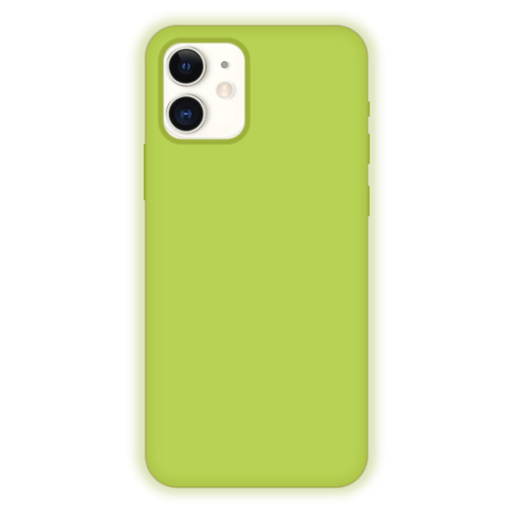 Lime Liquid Silicon Case For Apple iPhone Models
