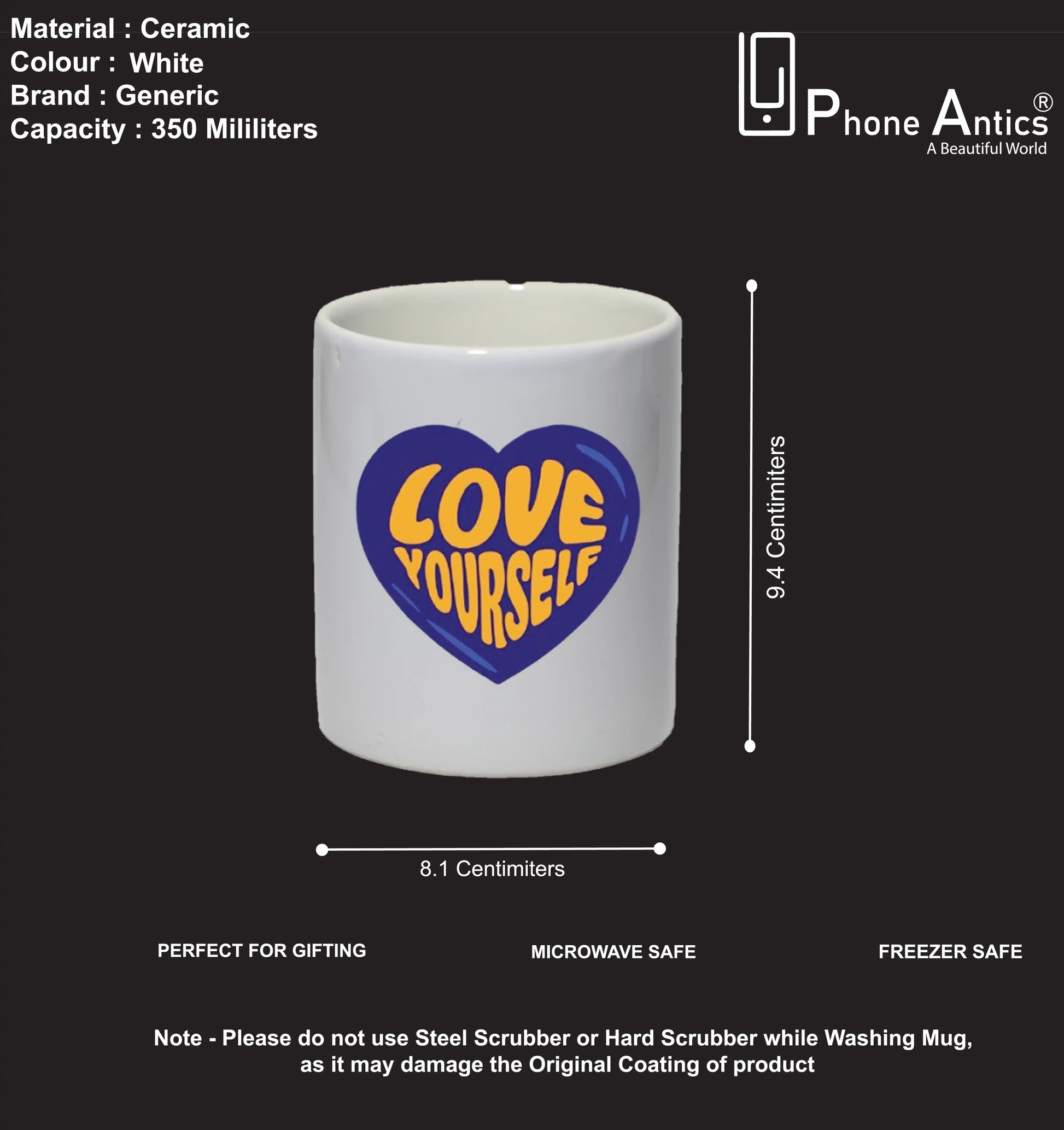 Love Yourself - Mug Infographic