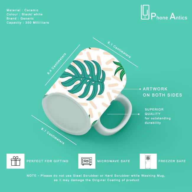 Palm Leaves - Mug infographic