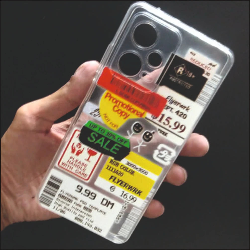 Sales Clear Printed Silicon Case - Redmi Note 12 Pro 5G