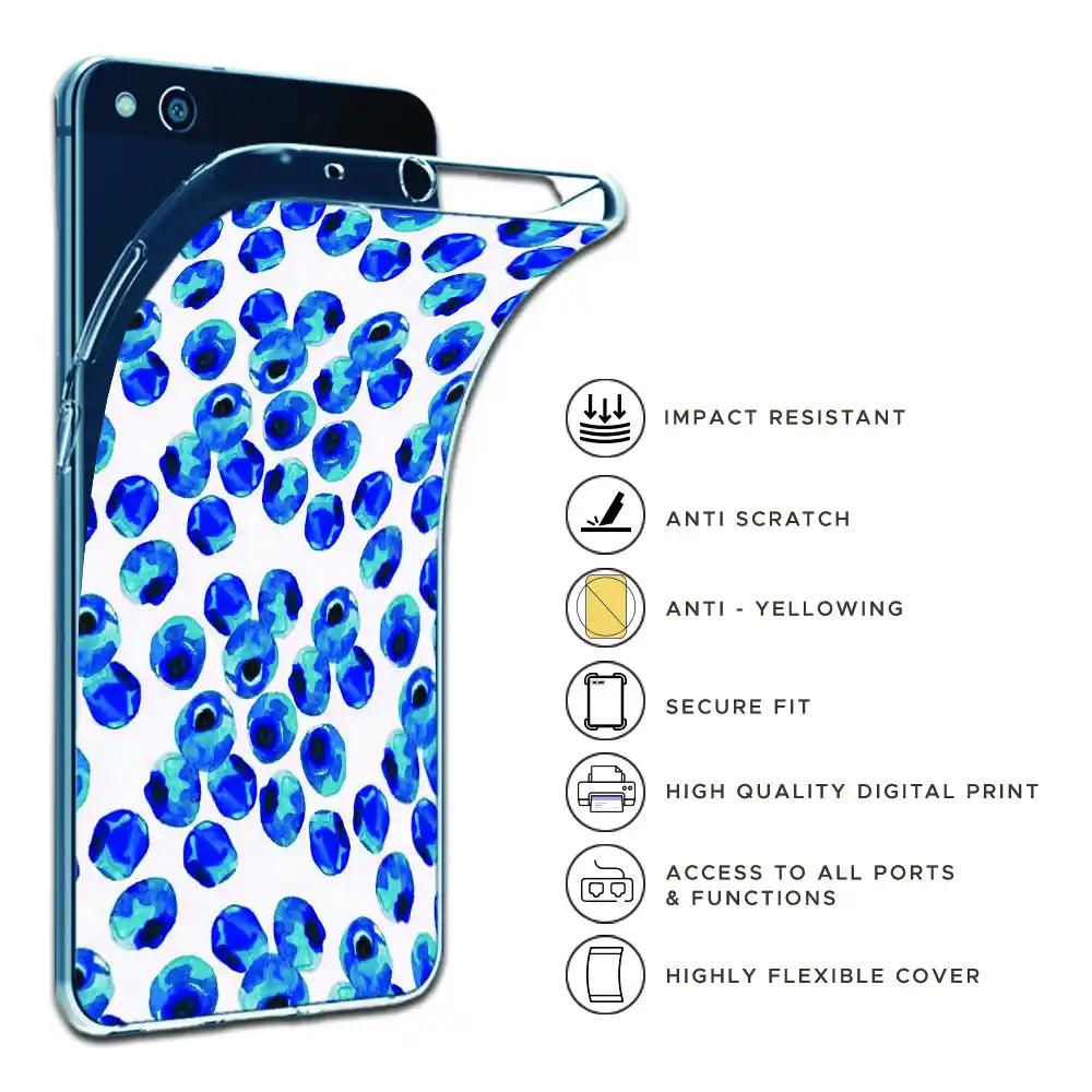 Blueberries - Printed Silicone Case For Apple iPhone Infographic