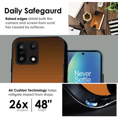 Stylish Cartoon Boy - Glossy Metal Silicone Cases for OnePlus Models