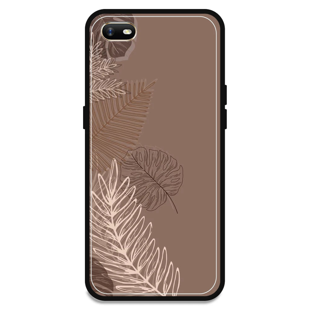 Brown Leaves - Armor Case For Oppo Models Oppo A1K