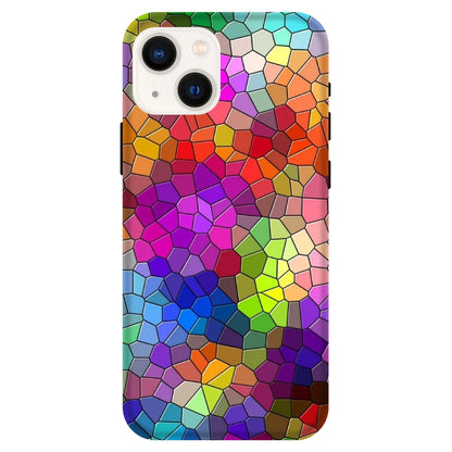 Rainbow Mosiac - Hard Cases For Apple iPhone Models