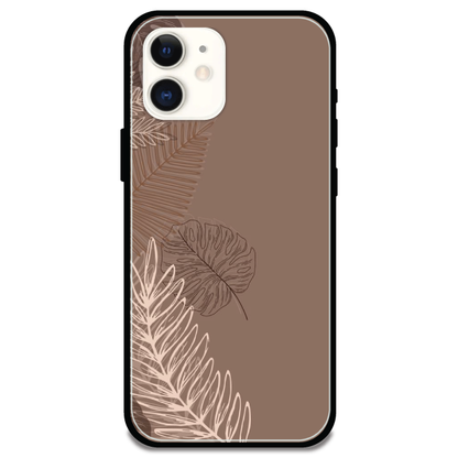 Brown Leaves - Armor Case For Apple iPhone Models Iphone 12