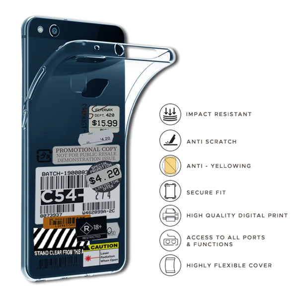 Labels - Clear Printed Case For Oppo Models infographic
