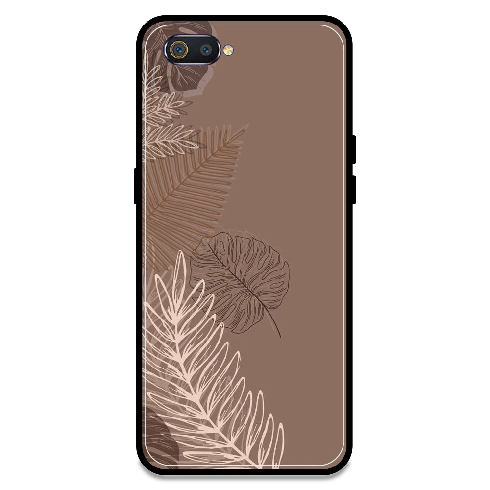 Brown Leaves - Armor Case For Realme Models Realme C2