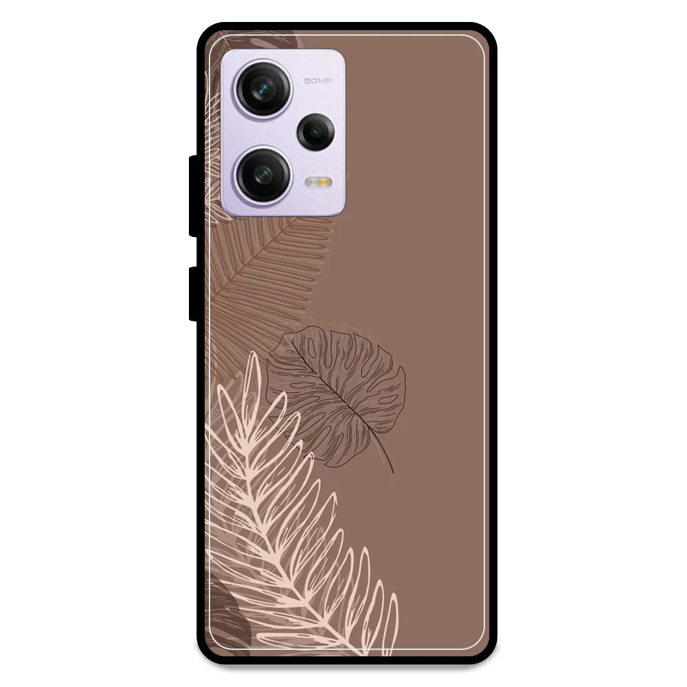 Brown Leaves - Armor Case For Redmi Models Redmi Note 12 Pro