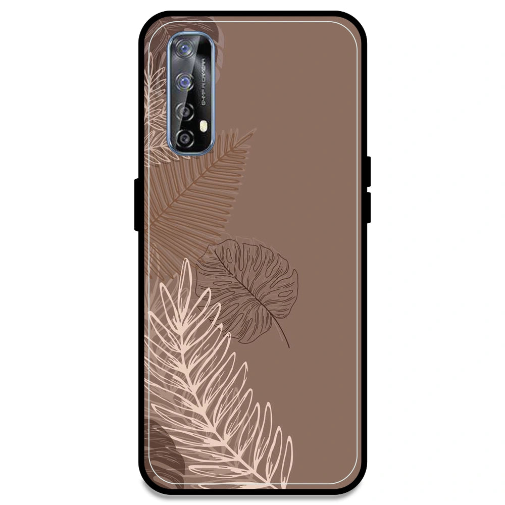 Brown Leaves - Armor Case For Realme Models Realme 7